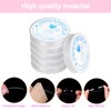 DOETYD 6 Rolls 0.5mm Clear Elastic Thread Clear Craft Making