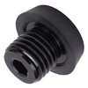 Alomejor Billiard Cue Rubber Bumper Pool Cue Block Butt Connected
