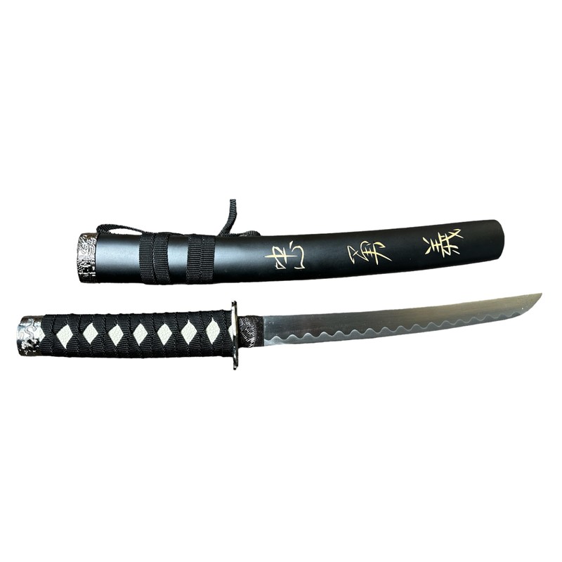 Japanese Tanto Letter Opener with Display Stand Tanto Dagger -