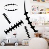 Large Football Laces Wall Decal Vinyl Sport Wall Stickers Football