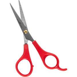 iPRO - Tijera Profesional 5.5" Reposo Red Point Microden, de Acero Inoxidable, con Filo Suave y Duradero, Diseño Ergonómico, Ideal para Corte Preciso y Continuo