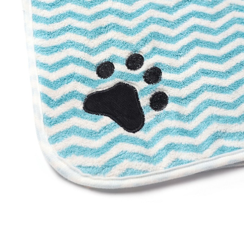 Pet Bath Towel Water Absorbent Quick Drying Ultrafine Fiber Dog