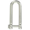 TRUSCO TLKS-12 Long Square Head Shackle, Stainless Steel, D 0.5