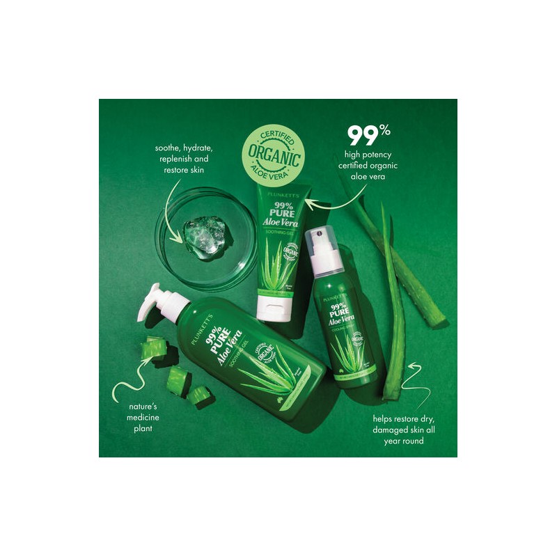 Plunkett's 99% Pure Aloe Vera Soothing Gel 240ml