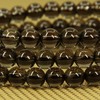 Natural A Grade Smoky Quartz Gemstone 6mm Round Beads Stretch