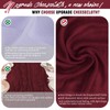 24 Packs Burgundy Cheesecloth Table Runner,10ft Wine Red Rustic Gauze