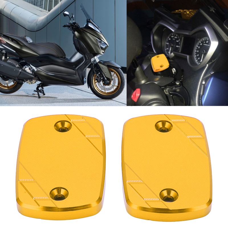 Front Brake Cylinder Fluid Reservoir Cover Cap Replacement for Yamaha