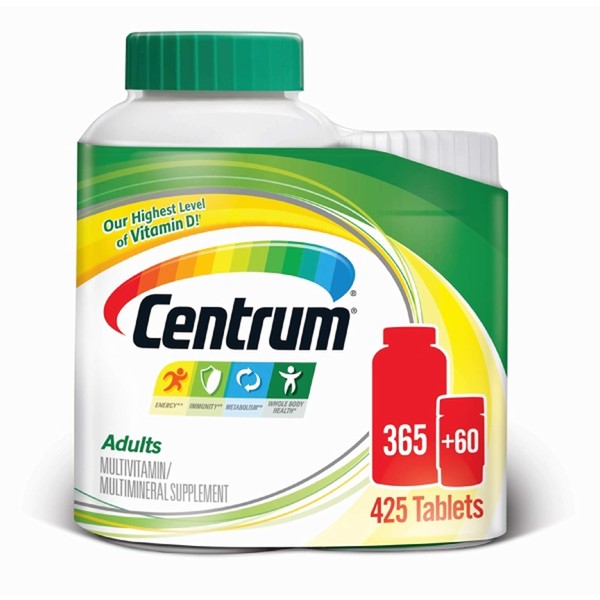 Centrum Adults Multivitamin Multimineral Supplement: 425 Tablets