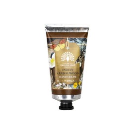 The English Soap Company Anniversary Hand Cream, Luxury Sandalwood Hand Cream, Moisturising Hand Cream for Men and Women, Indian Sandalwood Scent 75ml