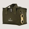 Pelli Lunch Squared Waxed Canvas Insulated Lunch Bag, Ginger