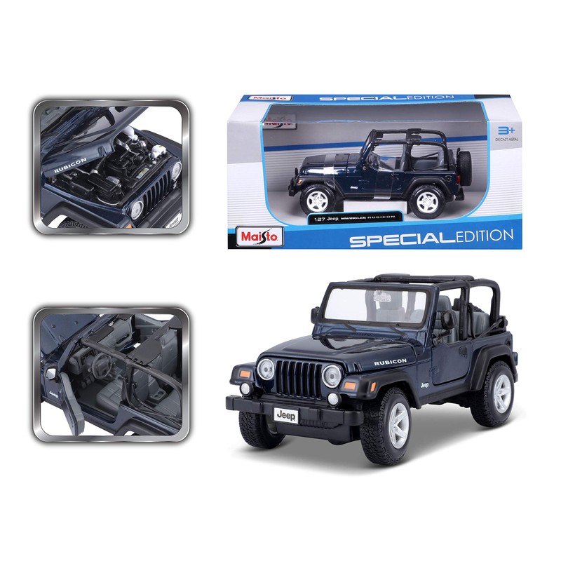 Maisto Jeep Wrangler Rubicon a Escala 1:27 (los Colores Pueden