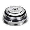 WFS HY713 1-1/8"-1-1/2" Semi-Integrated Threadless Headset 5.4mm Top Cone, Silver,