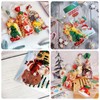 Hryxic 100 PCS Christmas Treat Bags,9 Styles Christmas Clear Cellophane
