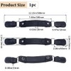 GORGECRAFT Leather Luggage Handles Replacement Parts 190mm Suitcase Grip Pull