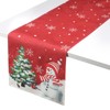 Bigqin Christmas Table Runner 183x33cm/72"x13" Christmas Table Decoration, Linen Xmas