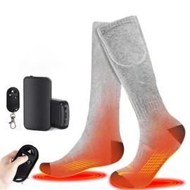 Battery Heated Socks Rechargeable Electric Socks Battery Powered Sock Heat Insulated Socks for Men Women Outdoor Sports