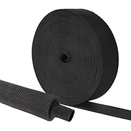 Jdtccable 10 FT 1 inch 2:1 Heat Shrinkable Sleeving Heat Shrink Sleeve Abrasion Protection Flexibility Wiring Harness Cable Sheath Tubing