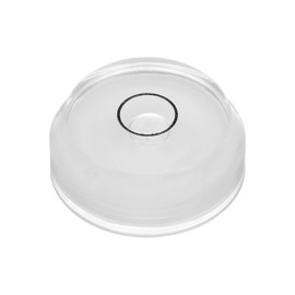 sourcing map Round Bubble Level 30x11mm Mini Circular Bullseye Spirit Levels for Leveling Camera Tripod Telescope Workshop Turntable Pictures Frame, White