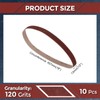 Kozelo 10 Pcs Sanding Belts 1/2 x 18 Inch 120