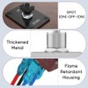 Reverse Polarity Toggle Switch, MecRecare 4 Pin DPDT 30A/12VDC (ON)-Off-(ON)