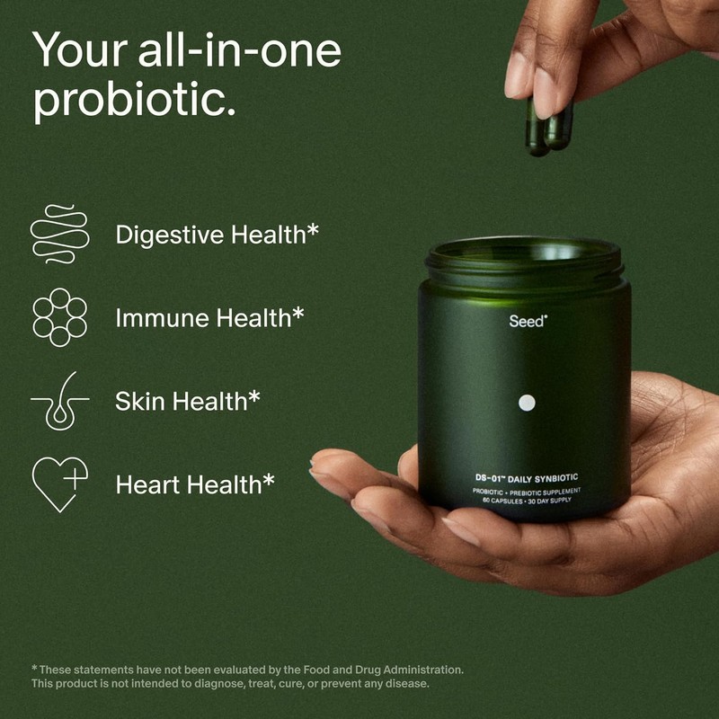 Daily Synbiotic – Prebiotic & Probiotic Supplement for Digestive &