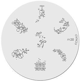 Konad Stamping Nail Art Image Plate M38