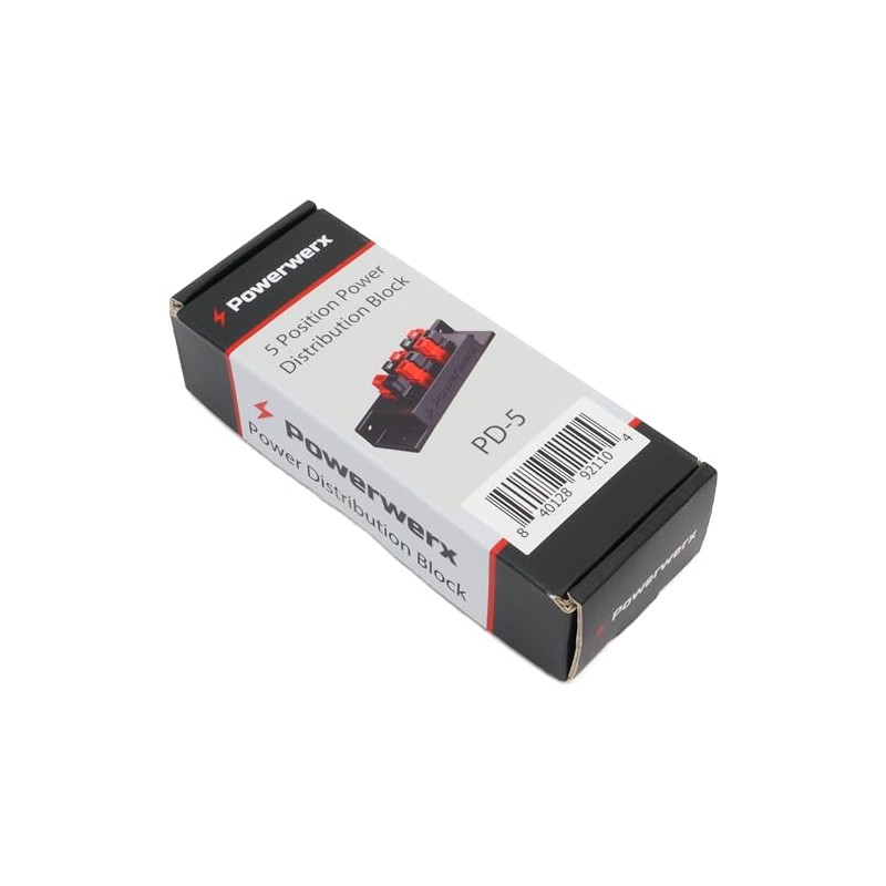 Powerwerx PD-5 PowerHub Distribution Block, 5 Positions for 15/30/45A Powerpole