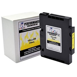 InkOwl Compatible DYE Sublimation Ink Cartridge Replacement for SG400, SG800 (29mL, Yellow)