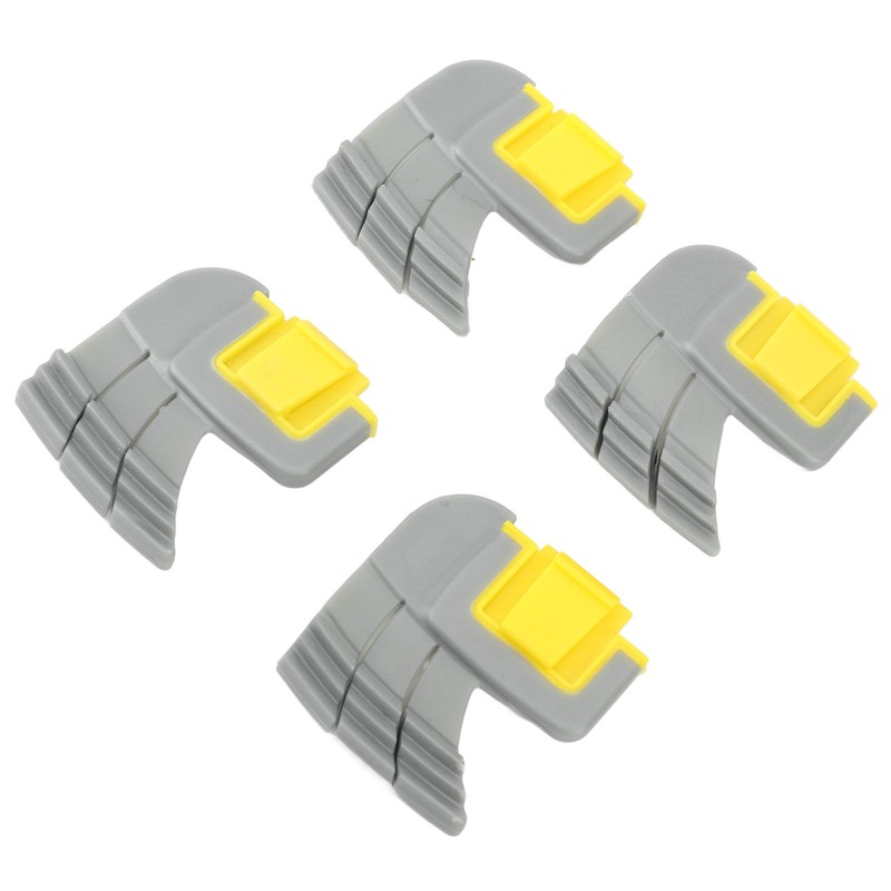 4pcs Cyclonic Scrubbing Brushes Plastic Rubber Cyclonic Brush Replacement Parts