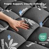 Mattress Topper Queen Size - Viscose Made from Bamboo Pillow
