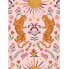 JiffDiff Pink Tiger Peel and Stick Wallpaper - Removable Self