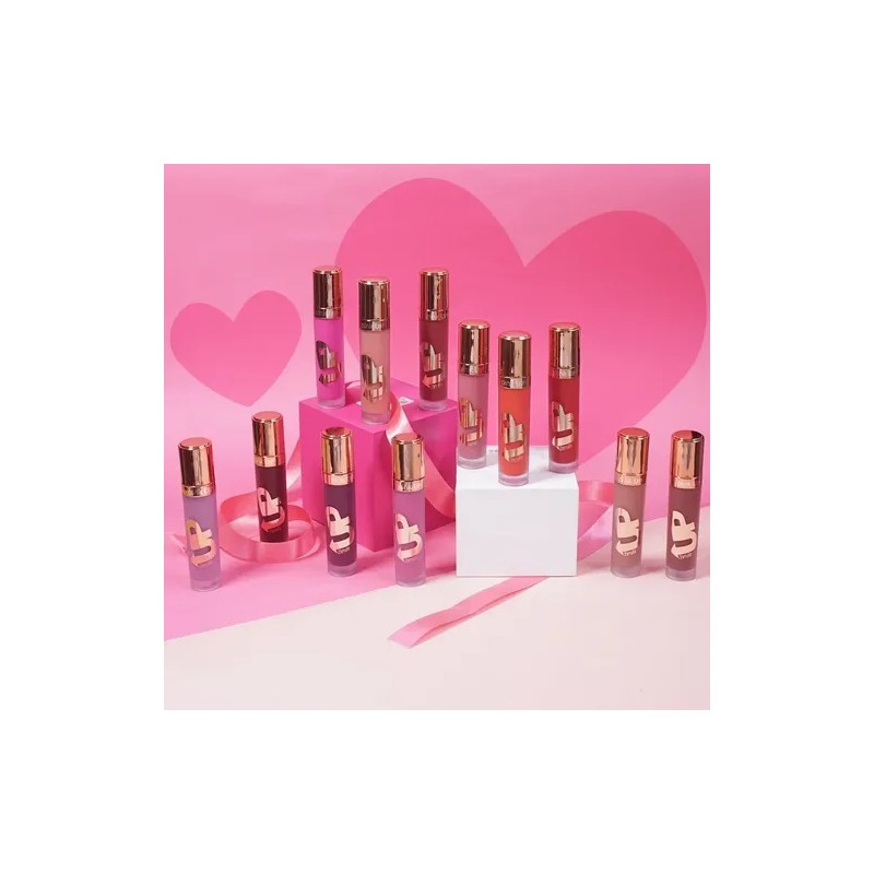 Pink Up, Labial Indeleble, Alta Pigmentación, No Cuartea Color Terracota