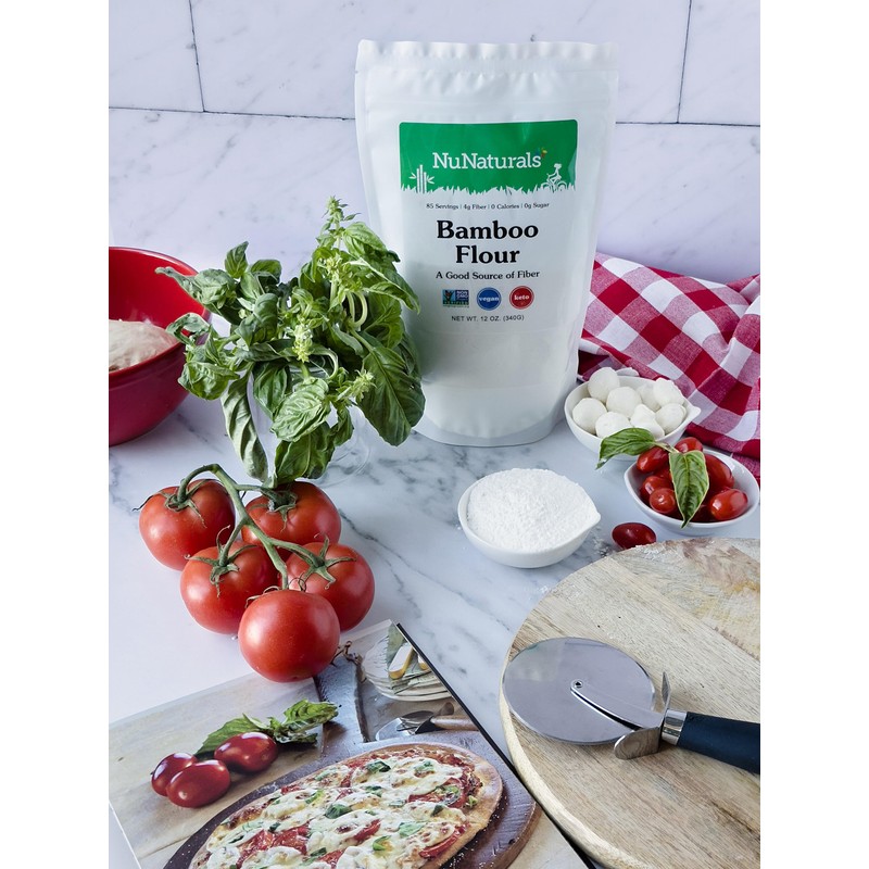NuNaturals Bamboo Flour, 12 oz. (2-Pack)