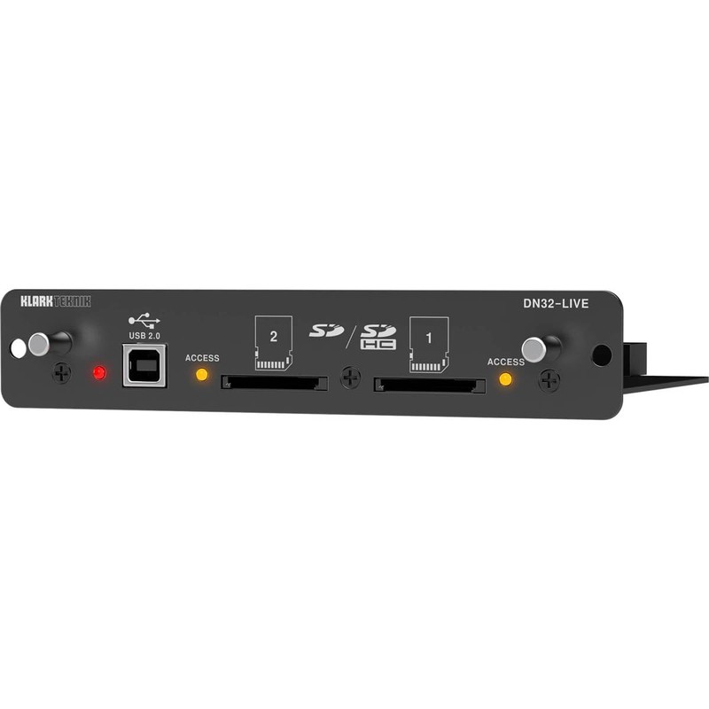 Klark Teknik DN32-LIVE SD/SDHC and USB 2.0 Expansion Module