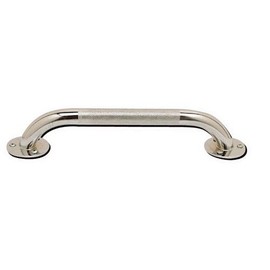 Chrome Knurled Grab Bars : 12 Inch Chrome Knurled Grab Bar
