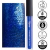 Mynena Blue Shimmer Lip Gloss, Non-Sticky Finish, Perfect Lip Top