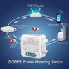16A Zigbee Switch with Power Consumption Meter, Relay Power Measurement,
