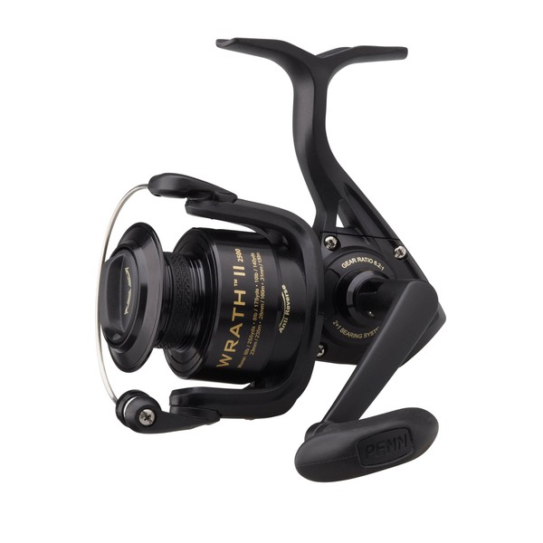 Penn Wrath II Spinning Reel – A Durable and Lightweight Sea Fishing Reel Designed to be Versatile and Great Value for Money, Perfect for Catching Bass, Cod, Pollack, Wrasse, and Many More