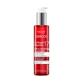 Vichy Dercos Collagen 17 Tratamiento Capilar Pre-Shampoo Reparación Profunda y Anti-caída por Quiebre con Péptidos Pro-Colágeno para un Cabello Visiblemente más Fuerte, Saludable y Denso, 150 ml