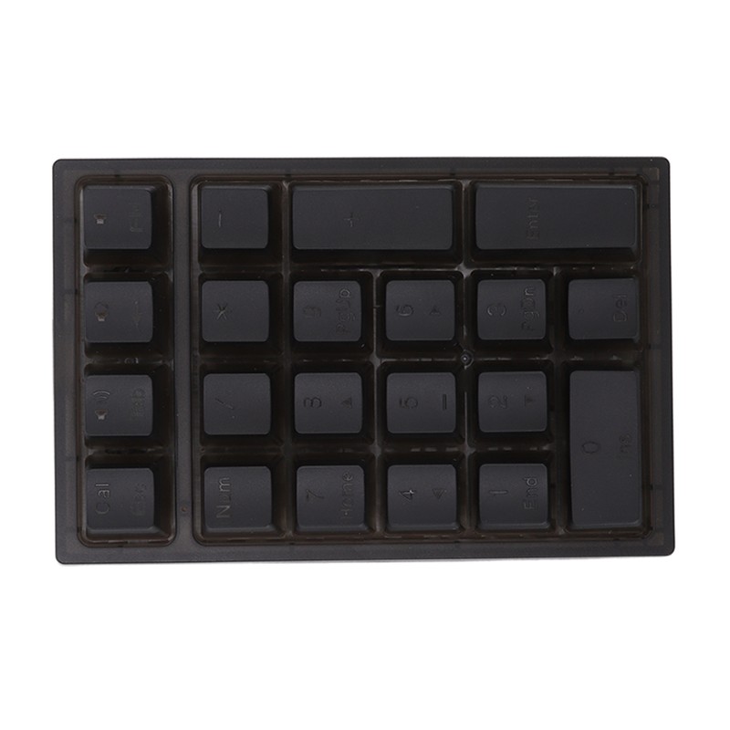 21 Key Numeric Keypad RGB Backlit Ergonomic Small Mechanical Numpad