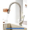 J-HVA Metal Kitchen Faucet Head Replacement, 2 Modes Pull Down