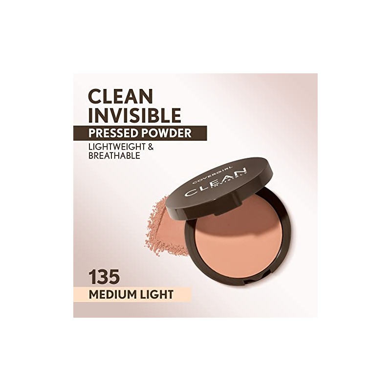 COVERGIRL CG CLEAN PRESSED POWDER Pressed Powder Medium Light 135