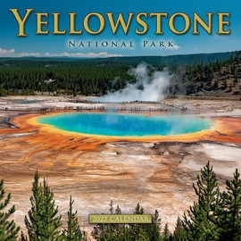 Yellowstone National Park 2025 Wall Calendar | 12” x 24” Open | 12 Month | Calendar 2025