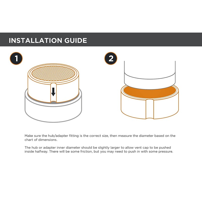 Raven R1510-4 4 inch PVC Termination Vent with Stainless Steel