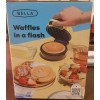 BELLA MINI SMILEY FACE WAFFLE MAKER PERSONAL SIZE YELLOW- BRAND