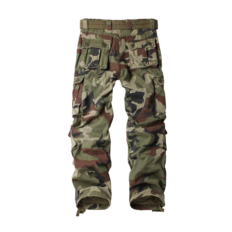 AKARMY Men's Casual Cargo Pants Military Army Camo Pants Combat