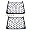 BuxiuGK 2 Pcs Car Storage Net Bag Elastic Storage Net