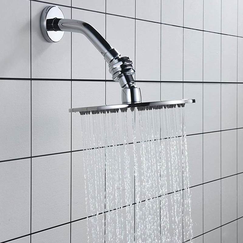 ieron Shower Head Extension, 360° Rotating Ball Swivel Adapter, Head