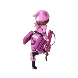 Gun Gale Online LLENN Action Figure, Pink Combat Outfit, Collectible Anime Character