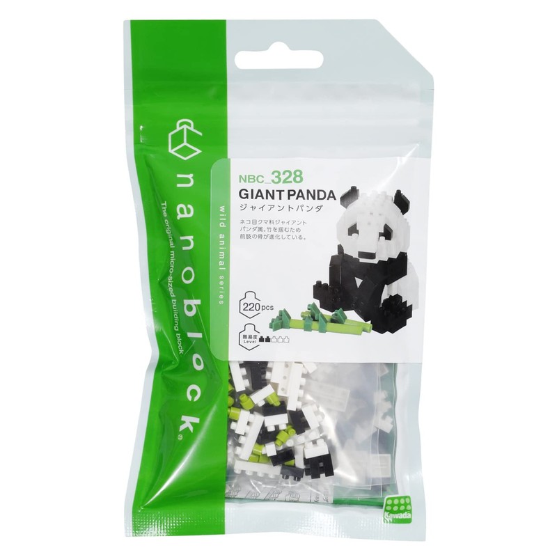 Kawada Nanoblock Giant Panda NBC_328